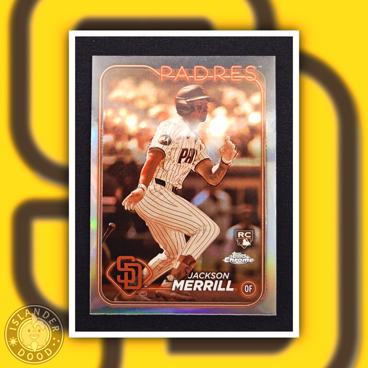 Jackson Merrill - 2024 Topps Chrome #207 SEPIA REFRACTOR - Padres