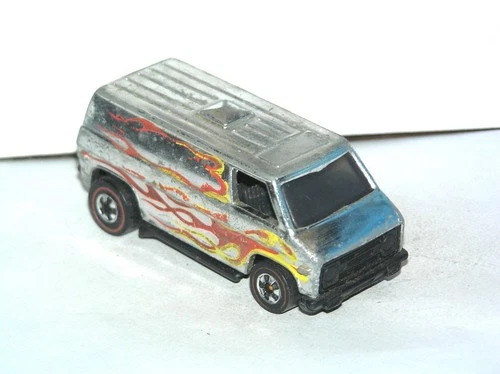 70s Hot Wheels Redline Super Van CHROME **GREEN LIGHT SPECIAL**