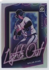 2021 Panini Donruss Optic Lights Out Holo Prizm Nolan Ryan #LO2 HOF 0s2w