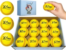 Foam Baseballs 12 Pack - Soft & Safe Training Balls for Youth & Adults, Regulati