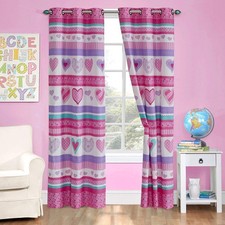 2 Panel Curtain Set with Grommet for Boys Girls Teens Bedroom Multicolor Set ...