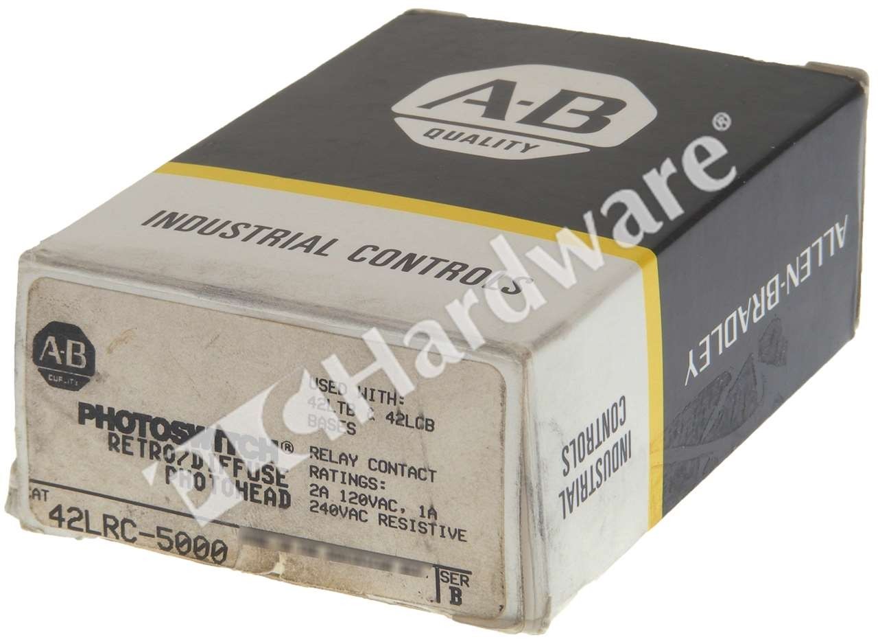 Open Pre-owned Allen Bradley 42LRC-5000 /B PHOTOSWITCH 5000 Sensor Photohead