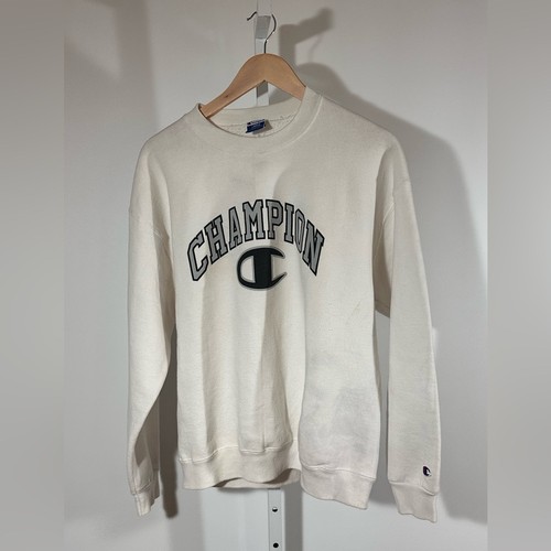 Champion Reverse Weave, 80’s Champion Reverse Weave Sweatshirt – Made in USA – Cream – Size Large