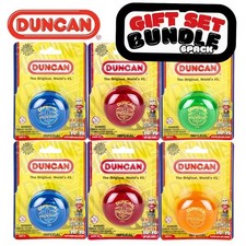 Duncan Toys Imperial Yo-Yo 6-pc , Beginner Yo-Yo with String, Steel Axle and Pl