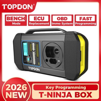 2026 TOPDON T-Ninja Box IMMO All Keys Lost Key Programmer for Phoenix Smart Max