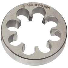1 3/8-24 UNS Round Die, Right Hand Machine Thread Die, 1-3/8 x 24 UNS Tool