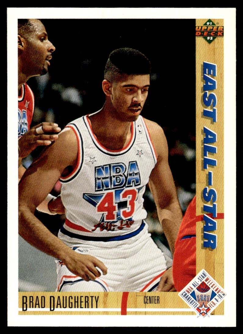 1991-92 Upper Deck Brad Daugherty Cleveland Cavaliers #63