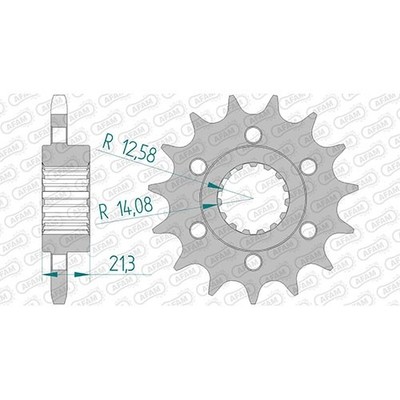 Stahl Ritzel für Aprilia Caponord 1200 Rally 2015 VKB000/VKB001 525er 17 Zähne