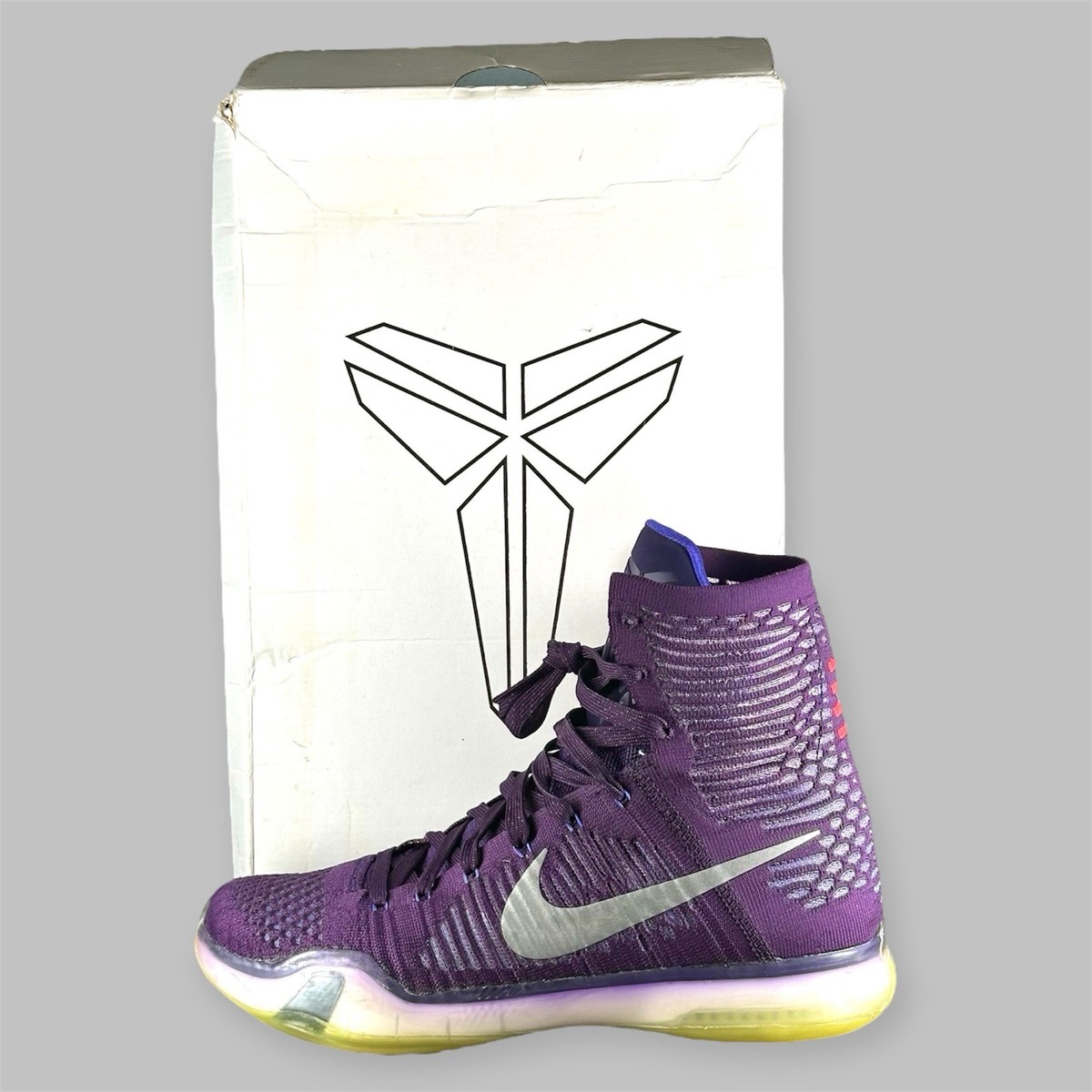 Nike Kobe X Elite High Team Purple Mens Size 10 718763-505