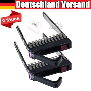 2St. 2.5" SAS SATA HDD Rahmen für HP DL380 DL360 DL385 ML370 ML350 ML570 G6 G7