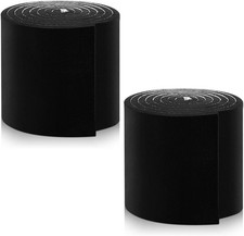 2 Pcs Metal Roofing Universal Vented Ridge Closure 20'l Total,10.5"w, Black