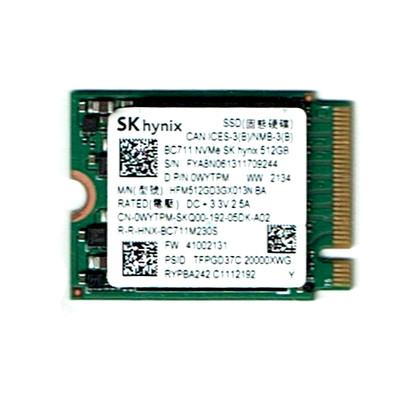 SK Hynix NVMe 2230 PC BC711 512GB M2 SSD kurze Baulänge 30mm