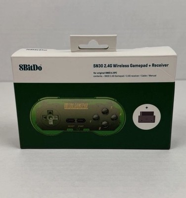 8Bitdo SN30 2.4G Wireless Controller Gamepad for Original SNES Super Nintendo