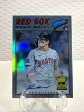 2026 Topps Heritage Real One Auto Roman Anthony Chrome Refractor #ROAC-RA SSP
