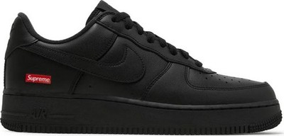 Size 10.5M/12W - Nike Air Force 1 Low Supreme Black CU9225-001
