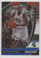 2020-21 Panini Prizm Draft Picks Red White & Blue Prizm Cassius Winston #69 0xa