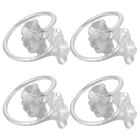 4pcs Ginkgo Leaf Napkin Ring Festival Fall Western Restaurant Metal Napkin Rings