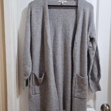 Madewell Soft and Fuzzy Open front cardigan wool alpaca blend size XXS