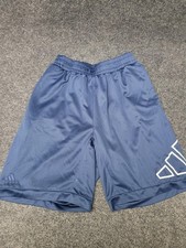 Adidas Shorts Mens Medium Blue Mesh PRIMEGREEN Athletic Training Gym Lightweight