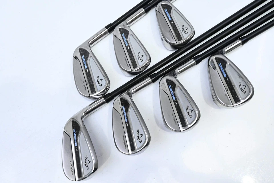 Callaway Paradym Ai Smoke Irons / 5-PW+AW / Regular Flex Cypher Sixty Shafts - Image 2 of 4