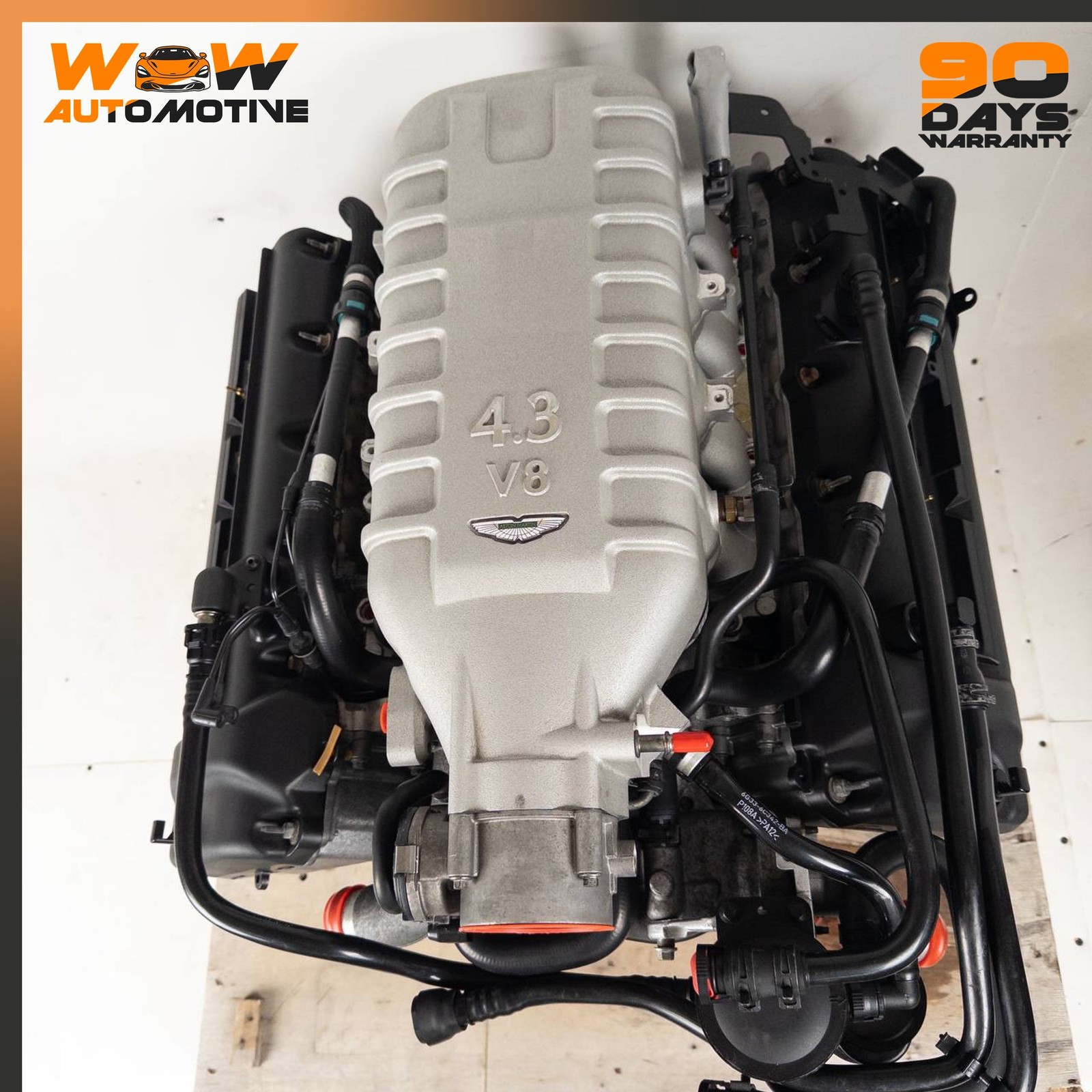 06-08 ASTON MARTIN V8 VANTAGE RWD 4.3L V8 MANUAL ENGINE MOTOR ASSEMBLY OEM