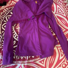 Lucy Purple Athletic Jacket Womens M Full Zip...