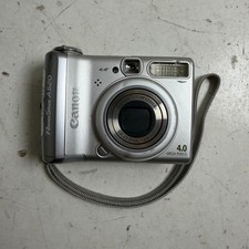 Canon PowerShot A520 Silver 4MP 1.8" LCD 4x Optical Zoom Compact Digital Camera
