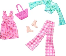 Barbie Doll Clothing, Fashion and Accessory Pack with Cottage Core Theme