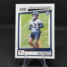 2022 Score #317 Nik Bonitto Rookie Denver Broncos