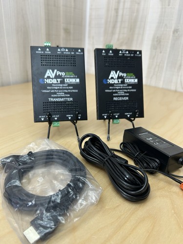 AVPro Edge AC-EX40-444-KIT HDBT Ultra Slim 4K/60 4x4x4 HDR Extender (Tx/Rx) Kit