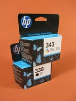 Original HP 338/343 OVP , Tintenpatrone,Druckerpatrone,Hp Ink Cartridge