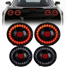 4pcs Led Diamond Red Tail Lights Red For 2005-2013 Chevrolet Corvette C6 Coupe 4pcs Led Diamond Red Tail Lights Red For 2005-2013 Chevrolet Corvette C6 Coupe