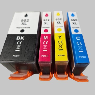 4 Ink 902-XL Ink Cartridge for HP 902XL Officejet Pro 6960 6968 6970 6975 6978