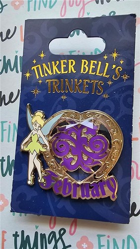 Prendedor Disney Tinker Bell's Trinkets Birthstone Collection 2013 - Febrero - Imagen 1 de 1