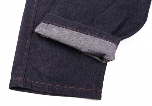 ISSEY MIYAKE me Double Pocket Dropped Crotch Jeans Size F(K-133407) - Picture 7 of 12