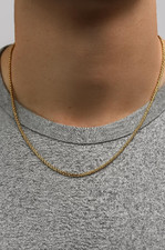 18 ct Gold Franco Chain - 16 to 22 inches - Yellow Gold