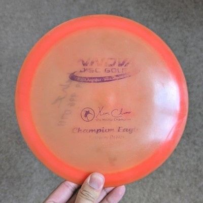 Innova Champion Eagle L - Opaque Penned 12x Climo Patent # - 168g - Disc Golf