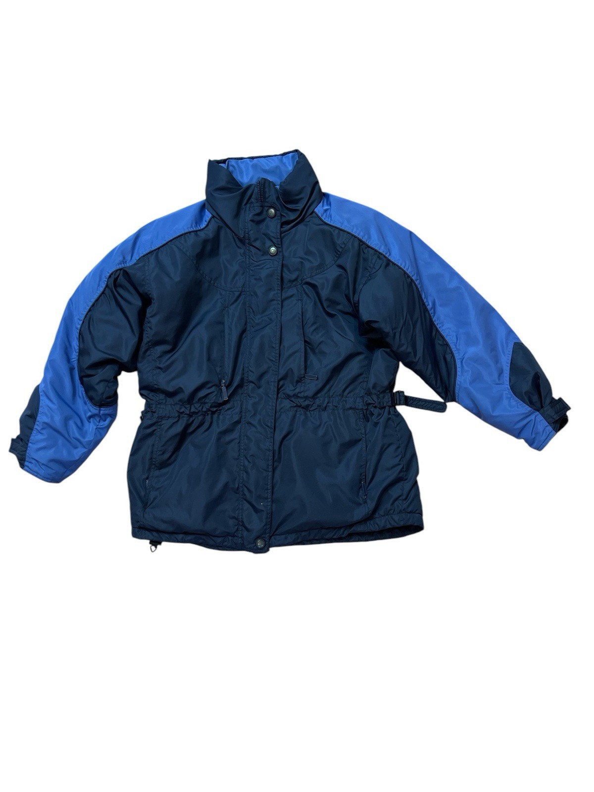 Vintage Columbia MicroTex Womens Large Fleece Lined Jacket with Zip Snap Pockets