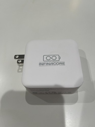 Infinacore 100W Fast USB-C Wall Charger with Foldable Plug – Travel Ready