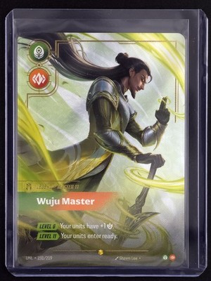 Master Yi - Wuju Master (Overnumbered Foil) 231 Showcase Riftbound Unleashed UNL