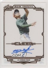 2019 Leaf Trinity Clear Auto Ji Hwan Bae Ji-Hwan Bae #CA-JHB Auto 0a7