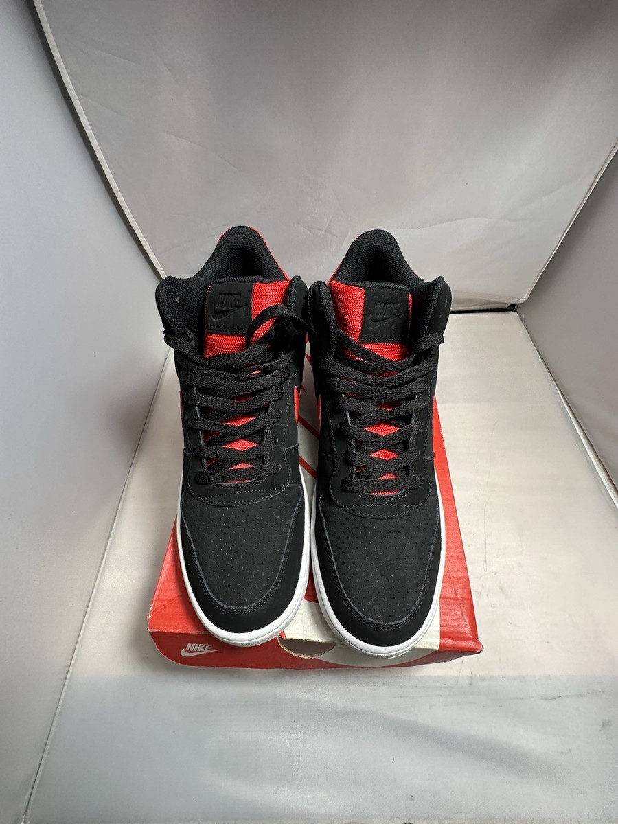 Nike Court Borough Mid \'Black Action Red\' Size 10 SKU: 838938 061 Men Shoes Nike Court Borough Mid Black Action Red for Sale  main image 4