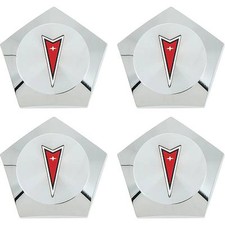 Oer 9795568 Honeycomb Wheel Center Caps For 1972-1977 Pontiac Firebird Grand