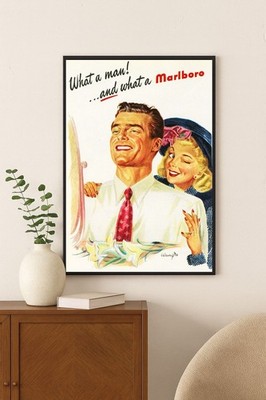 当時物】1980s Marlboro大判両面印刷（50×70cm） 当時物】1980s