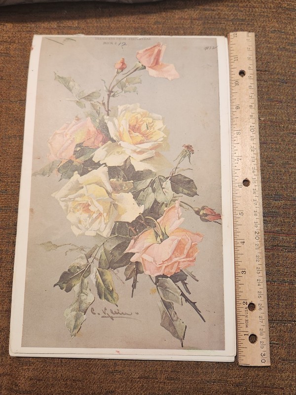 China Painting Studies Victorian Floral Roses Treasures from Yesteryear Booklet