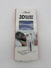 LitBear 3D Sleep Mask Contoured Eyes Socket New Gift USA Stock