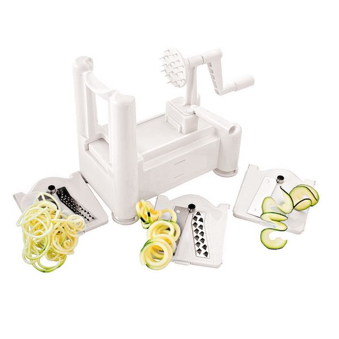 Tagliaverdure Professionale Paderno: 3 Lame Inox per Spirali Perfette