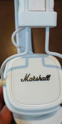 Marshall MAJOR  white headphones Bluetooth white