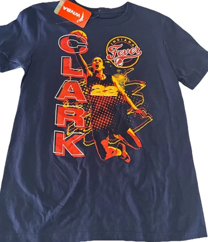 Caitlin Clark WNBA Indiana Fever Graphic Tee shirt, Size youth X-Large 18-20 New