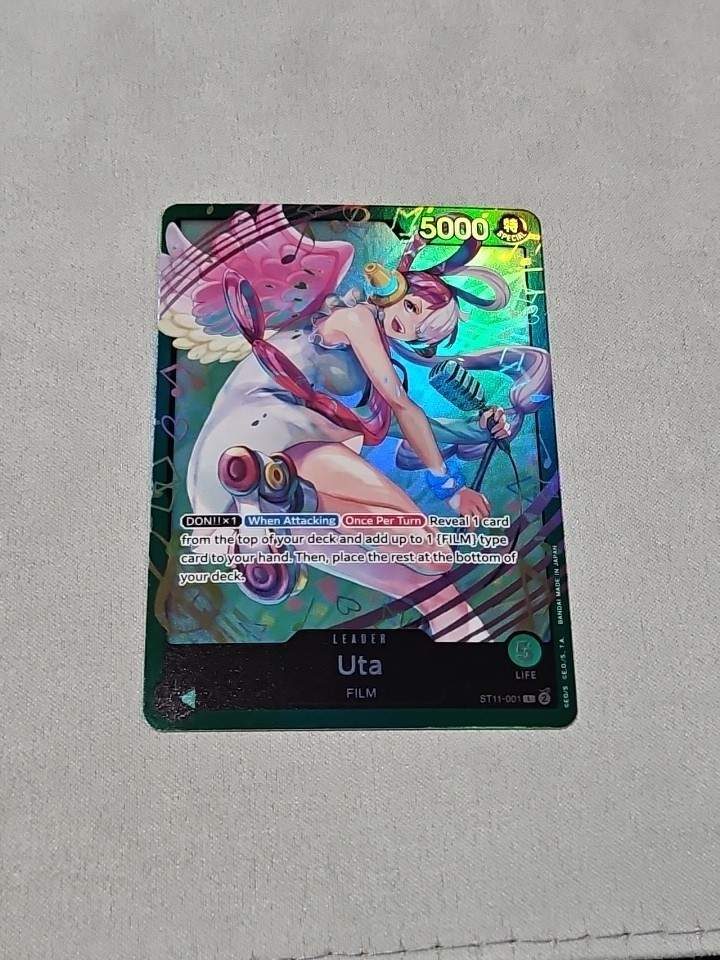 One Piece Uta ST11-001 ( Leader ) Foil   English